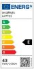 LENA 647703 COMPACT LED HYGIENIC P PLX II 43W 4400LM IP65 4000K 595X595