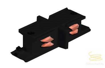 Viokef Track rail connector black 02/0005