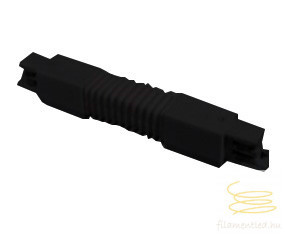 Viokef Track rail connector flexible black 02/0014