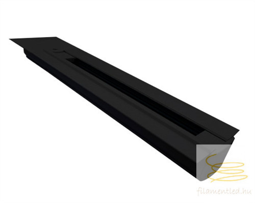 Viokef Track rail black recessed 02/0122