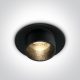 10101D / B / W Fekete LED 1W WW IP20 350mA Mini Dark Light