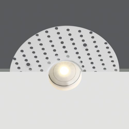 10101tr / w / w fehér LED 1W WW IP44 350mA 45deg Trimless Sötét Light