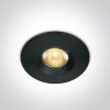 10103m / b / w Fekete COB LED WW 3W 700MA IP65