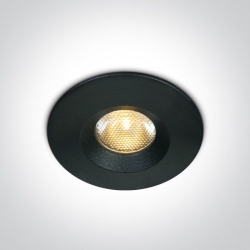 10103m / b / w Fekete COB LED WW 3W 700MA IP65