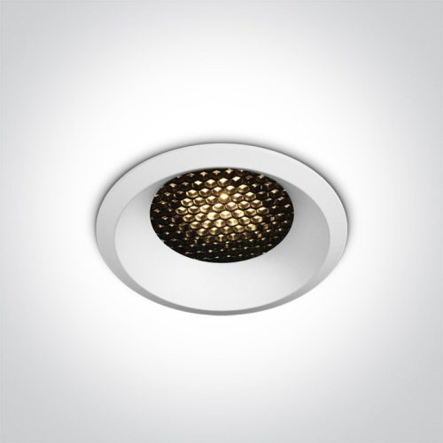 10106dh / w fehér LED 6W WW IP20 36DEG 350MA Sötét Light Honeycomb