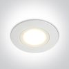 10106p / w / w fehér LED 6W WW IP65 230V