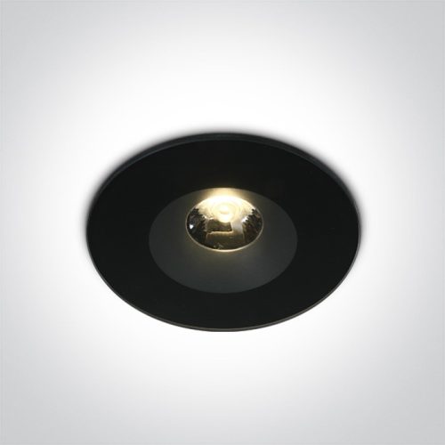 10106V / B / W Fekete LED 6W WW 25DEG IP65 100-240V