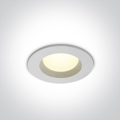 10107b / w / c fehér LED 7W IP54 CW + vezető 100-240V