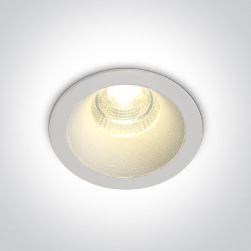 10107DC / W / W fehér LED 7W WW IP20 50deg 230V sötét fény