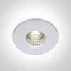 10107m / w fehér LED 7W WW IP54 sötét fény 230V