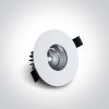 10107m / w fehér LED 7W WW IP54 sötét fény 230V