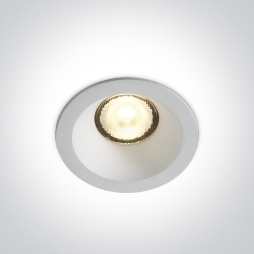 10107wp / w / w fehér LED 7W WW 38DEG IP44 700MA sötét fény