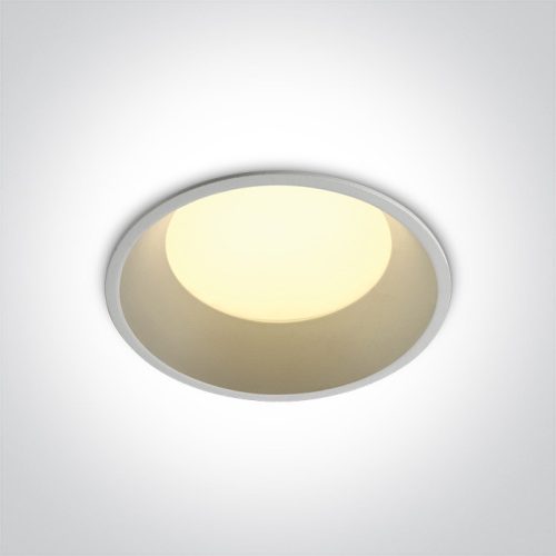 10109d / w / c fehér LED 9W CW IP20 230V sötét fény