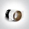 10112BTR / BS / W Sárgaréz COB LED 12W WW 40DEG 700MA 2 lépéses trimless sötét fény