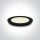 10112FA / B / W Fekete LED 12W WW IP40 230V