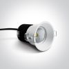 10112TP / W / C fehér COB LED 12W CW 700MA 38DEG IP44 Semitrimless