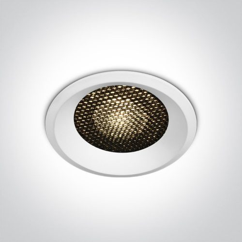 10118DH / W / W fehér LED 18W WW IP20 36DEG 500MA Sötét Light Honeycomb