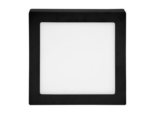 Fekete rögzíthető LED-panel, szögletes, 300 x 300mm, 25W, CCT, 3000K, 4000K, 6000K