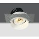 11107BT / W / W fehér COB LED 7W WW 700MA 38DEG IP54 Trimless állítható