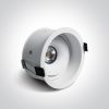 11107D / W / W fehér COB LED 7W WW Sötét Light 36DEG IP54 700MA Állítható