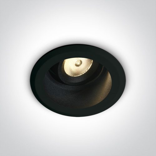 11107dl / b / w Fekete COB LED 7W WW Sötét Light 38DEG 700MA