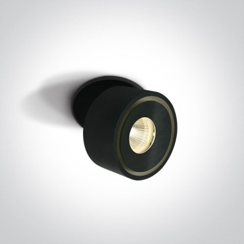 11108LA / B / W Fekete COB LED 8W WW IP20 230V