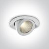 11110F / W / C fehér COB LED 10W CW 36D IP20 230V