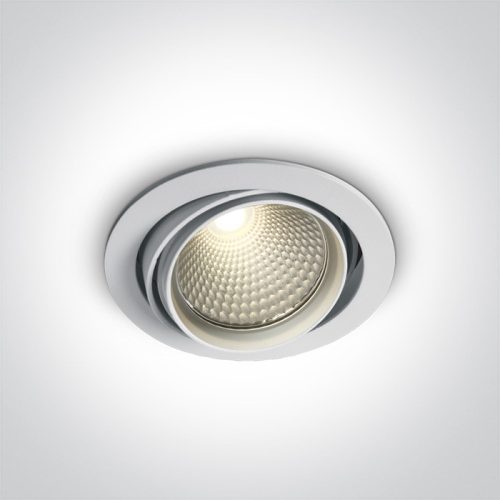 11120b / w / c fehér COB LED 20W CW 36D IP20 230V