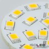 G4 LED szpot fényforrás, 12 SMD chippel, 3W,meleg fehér, oldalsó foglalattal