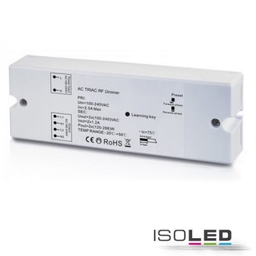 Sys-One rádiós dimmer 230 V, 2x288 VA