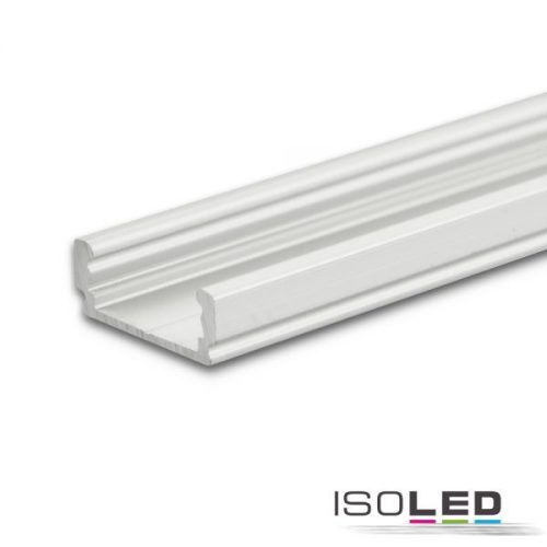 LED SURF12 FLAT konstrukciós profil, eloxált alumínium,H:200 cm