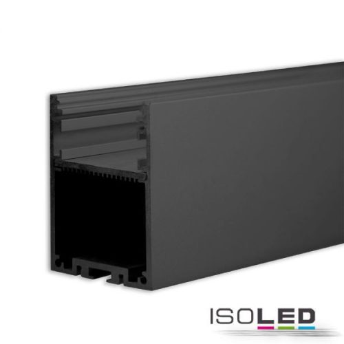 Led Lamp30 Lámpa Profil Fekete Alumínium Eloxált, 200 Cm