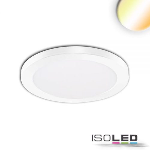 LED süllyesztett/felületre szerelt lámpa Slim Flex, 6 W, ColorSwitch 3000K|3500k|4000K, fehér