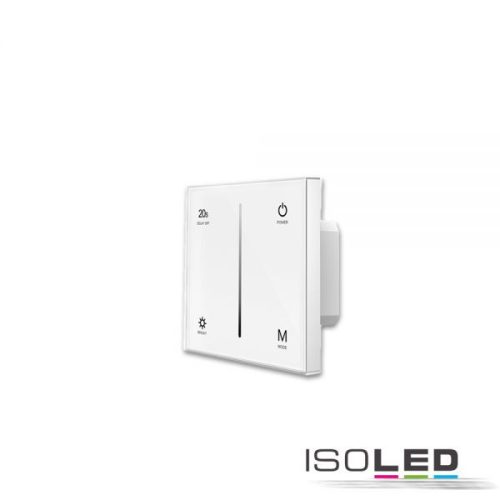 Sys-Pro 1 zónás érintoszenzoros Triac rádiós dimmer 230V fehér, 360VA, fázis/szakasz választható