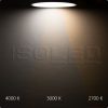 LED mennyezeti lámpatest PRO fehér, 30W, kerek, 300mm, ColorSwitch 2700K|3000K|4000K, dimmelheto