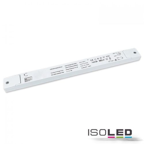 LED PWM transzformátor 24V/DC, 0-250W, vékony, Push/Dali-2 dimmelheto, SELV