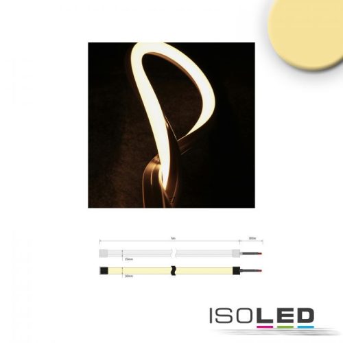 LED NeonPRO flexibilis szalag Twist+Bend, 24V, 10W, IP67, 3000K