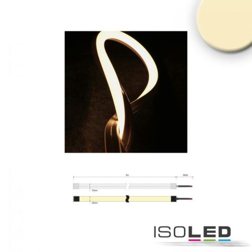 LED NeonPRO flexibilis szalag Twist+Bend, 24V, 10W, IP67, 3500K