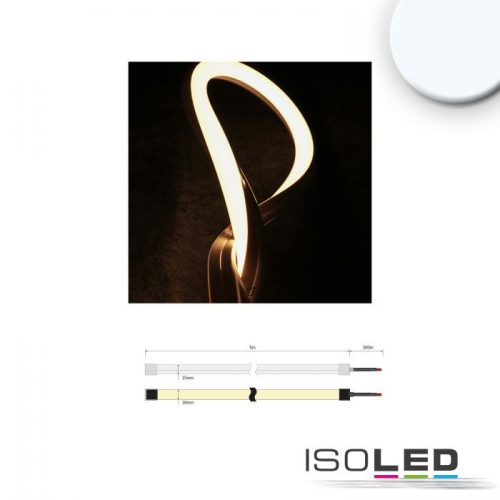 LED NeonPRO flexibilis szalag Twist+Bend, 24V, 10W, IP67, 5000K