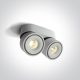 12208LA / W / W fehér COB LED 2x8W WW IP20 230V