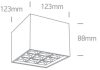 12906b / b / w Fekete LED 30W WW 38DEG IP20 230V