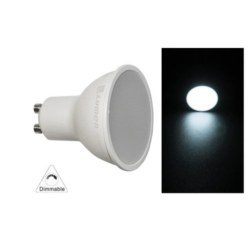 ADELEQ LED GU10 7W 6200K 700lm, hideg fehér, fényerő szabályozható, 230V 105'