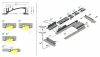 TOPMET LED profil FLAT8 H/UX 1000 mm natúr