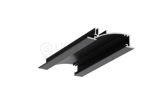 TOPMET LED profil FLAT8 H/UX 1000 mm eloxált fekete