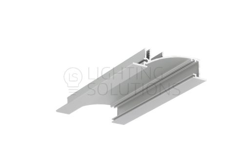 TOPMET LED profil FLAT8 H/UX 2000 mm eloxált