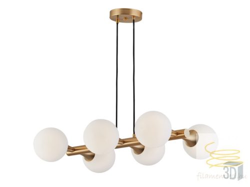 Viokef Pendant 6Light Bar Globe 3094500