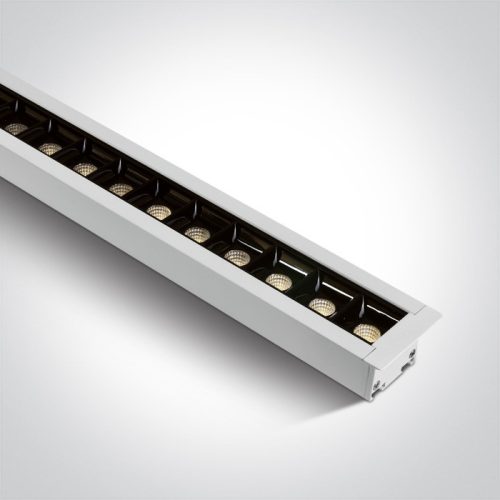 38145BR / W / W fehér süllyesztett 48 db foltok LED 40W WW 34D Lineáris IP20 230V sötét fény