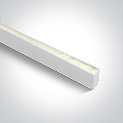 38150A / W / C fehér diffúzor Ugr19 LED 40W CW 1200mm 120d lineáris 230V