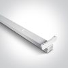 38220E WHITE 2XT8 LED 600mm Batten 100-240V