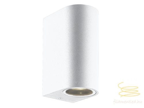 Viokef 2L wall lamp white round H:150 Tilos 4099601